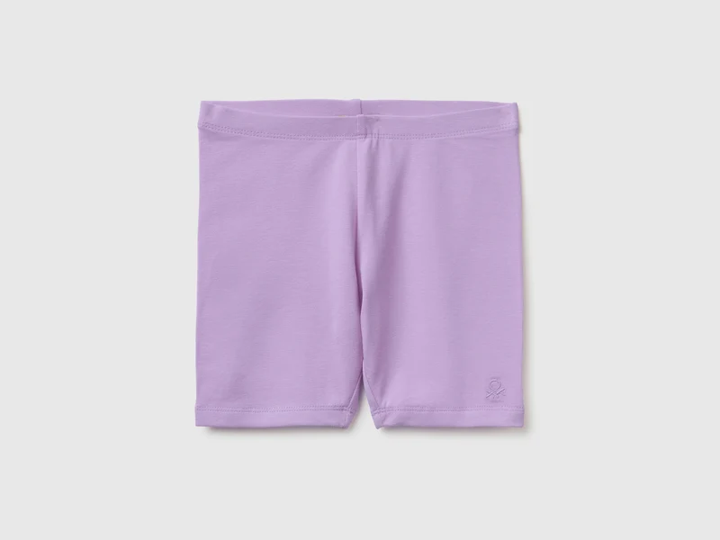 Leggings corti in cotone stretch