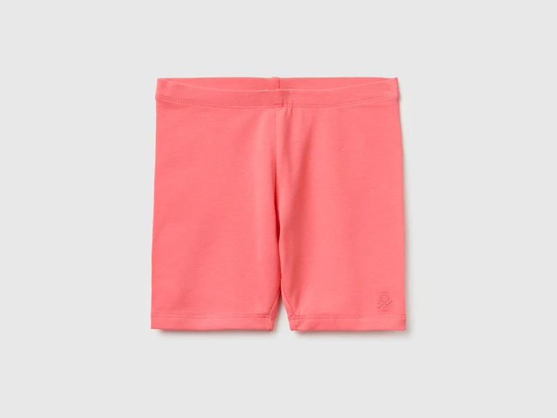 Leggings corti in cotone stretch