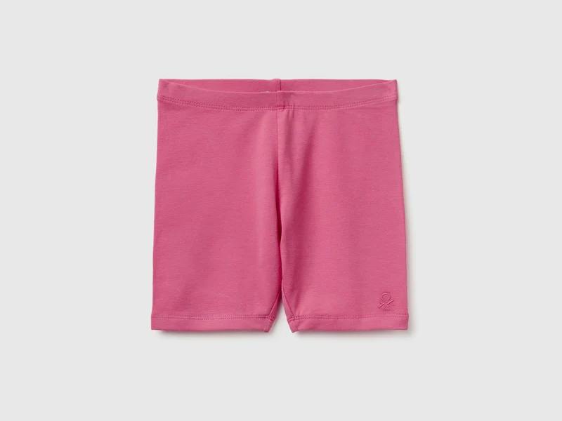 Leggings corti in cotone stretch