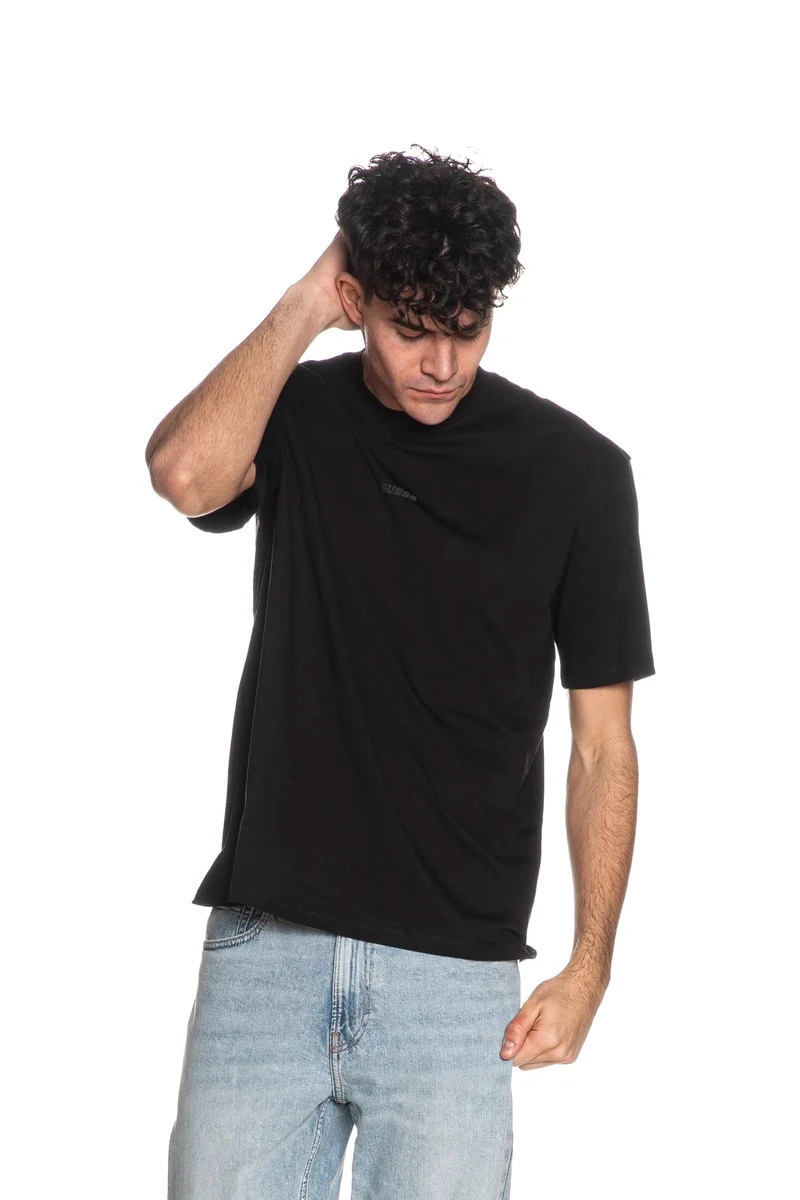 T Shirt Guess Giano Ss Da Uomo Nera