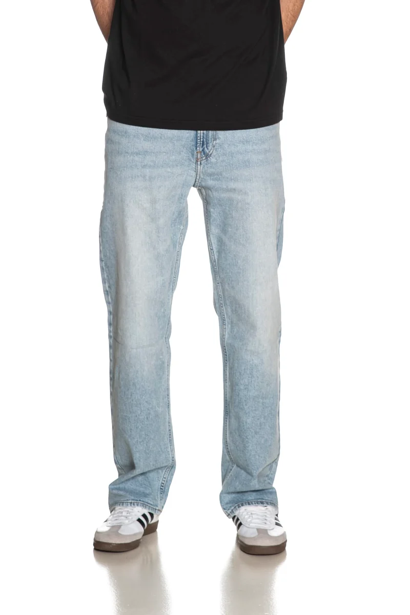 Jeans Calvin Klein 90s Str Spotlight Da Uomo Denim Delavè Light Blu