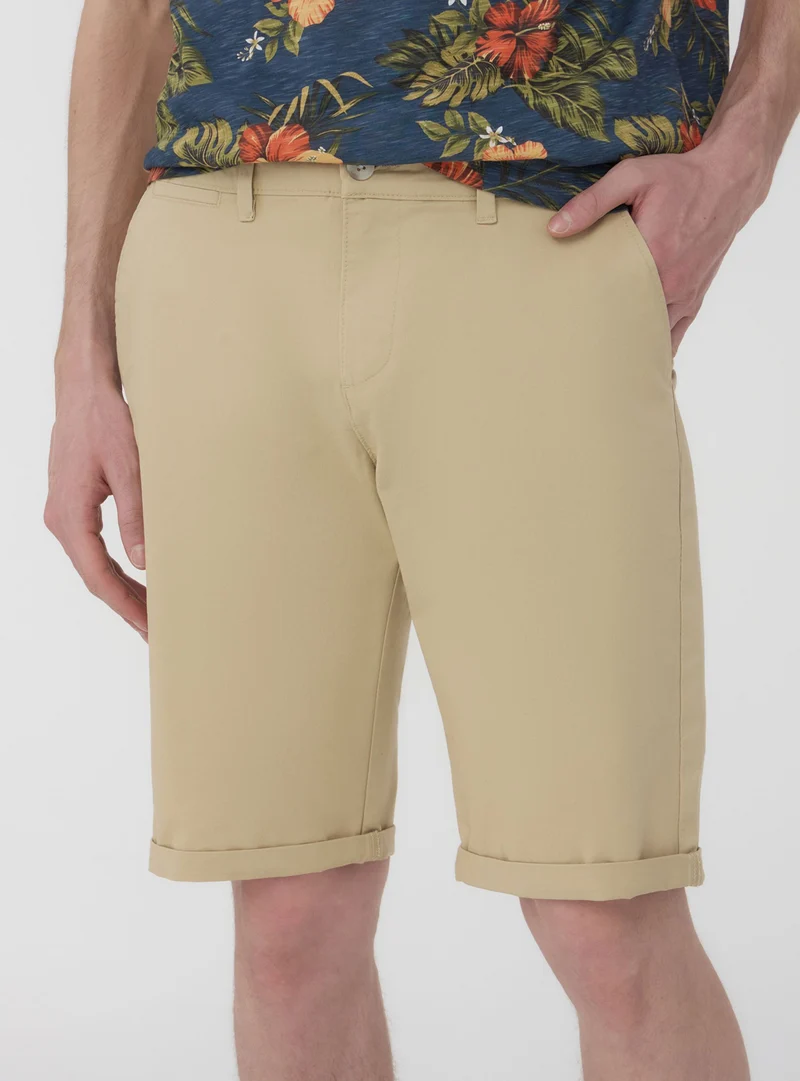Bermuda chino tinta unita