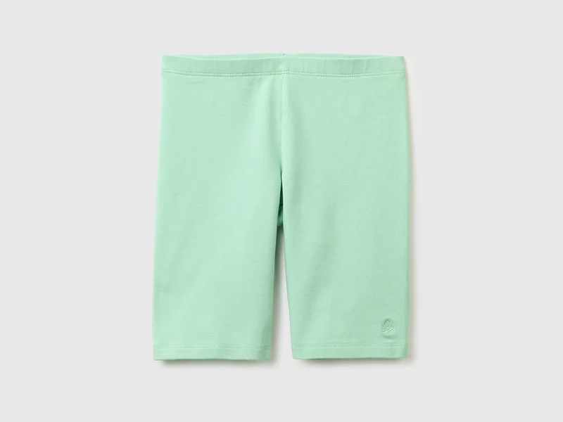 Leggings corti in cotone stretch