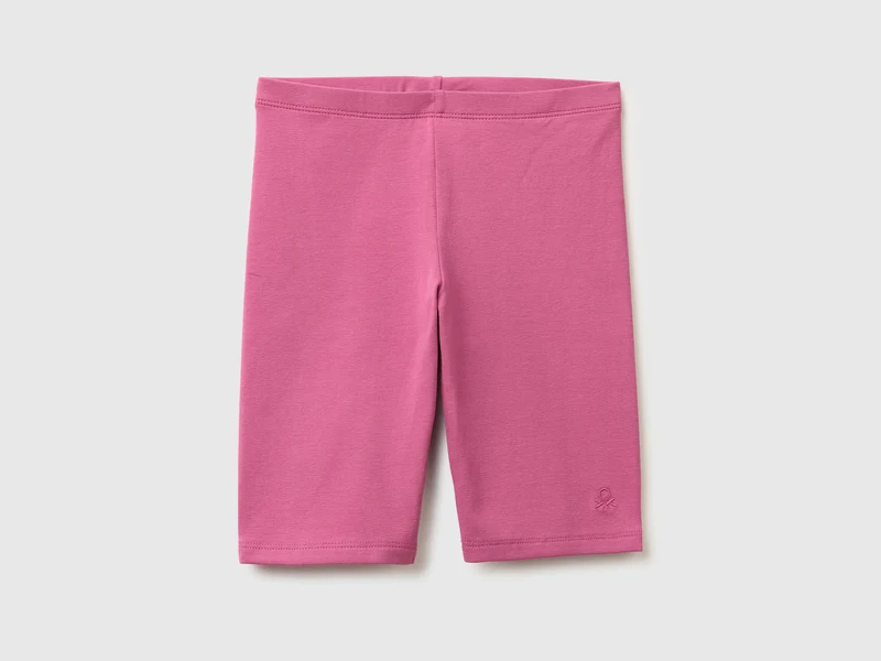 Leggings corti in cotone stretch