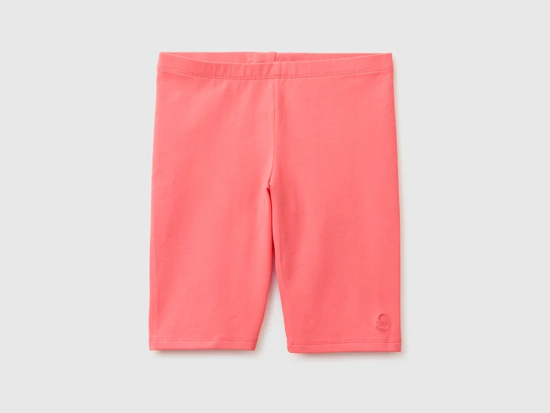 Leggings corti in cotone stretch