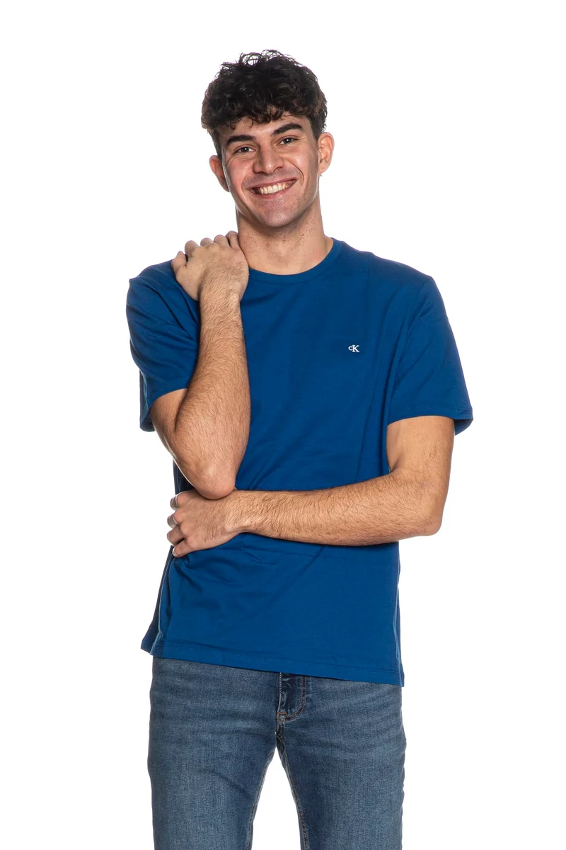 T Shirt Calvin Klein Ss Classic Tee Da Uomo Royal