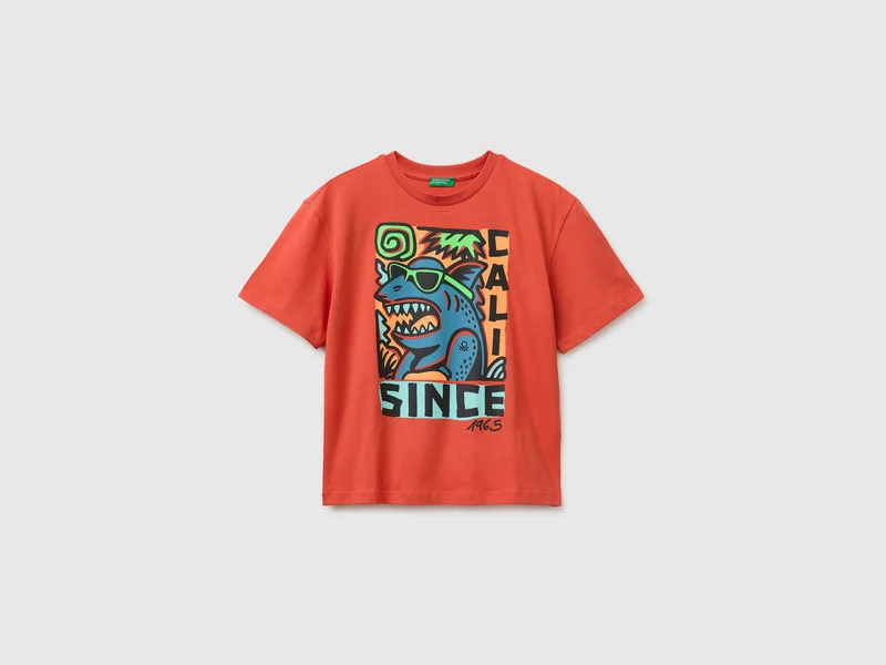 T-shirt manica corta con stampa