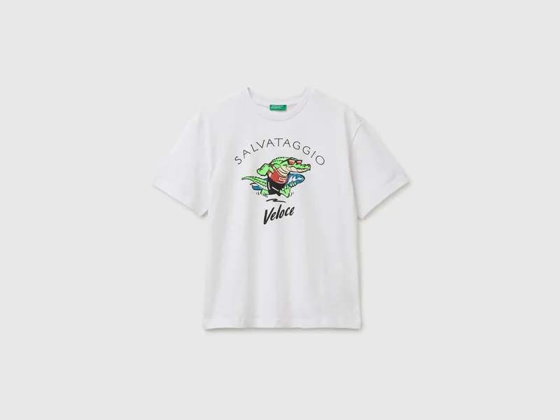 T-shirt manica corta con stampa