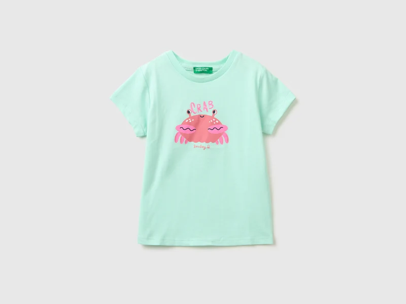 T-shirt regular fit con stampa