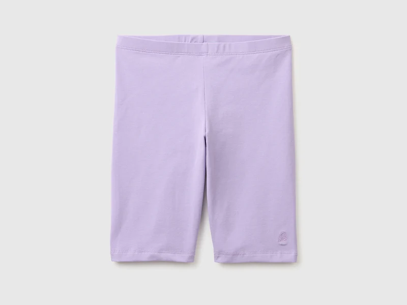 Leggings corti in cotone stretch