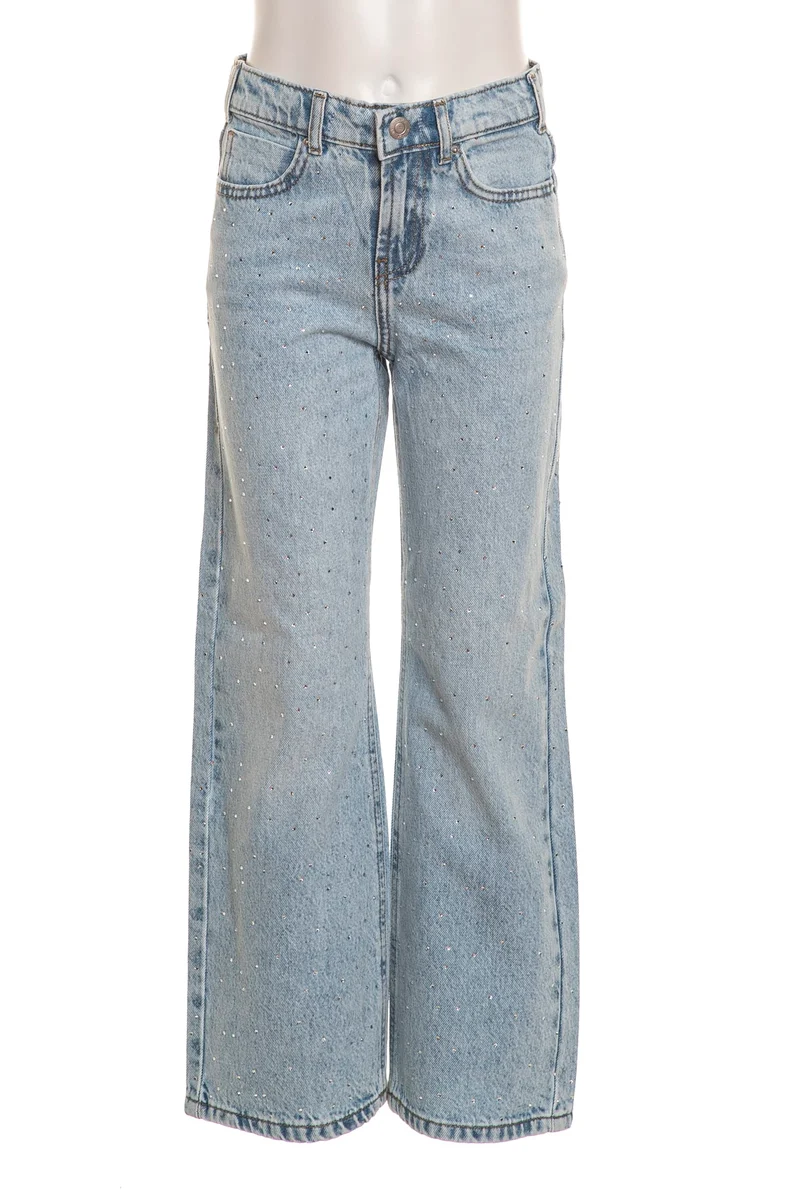Jeans Only Kids Cobain Rhinestone Da Bambina Denim Light Blu
