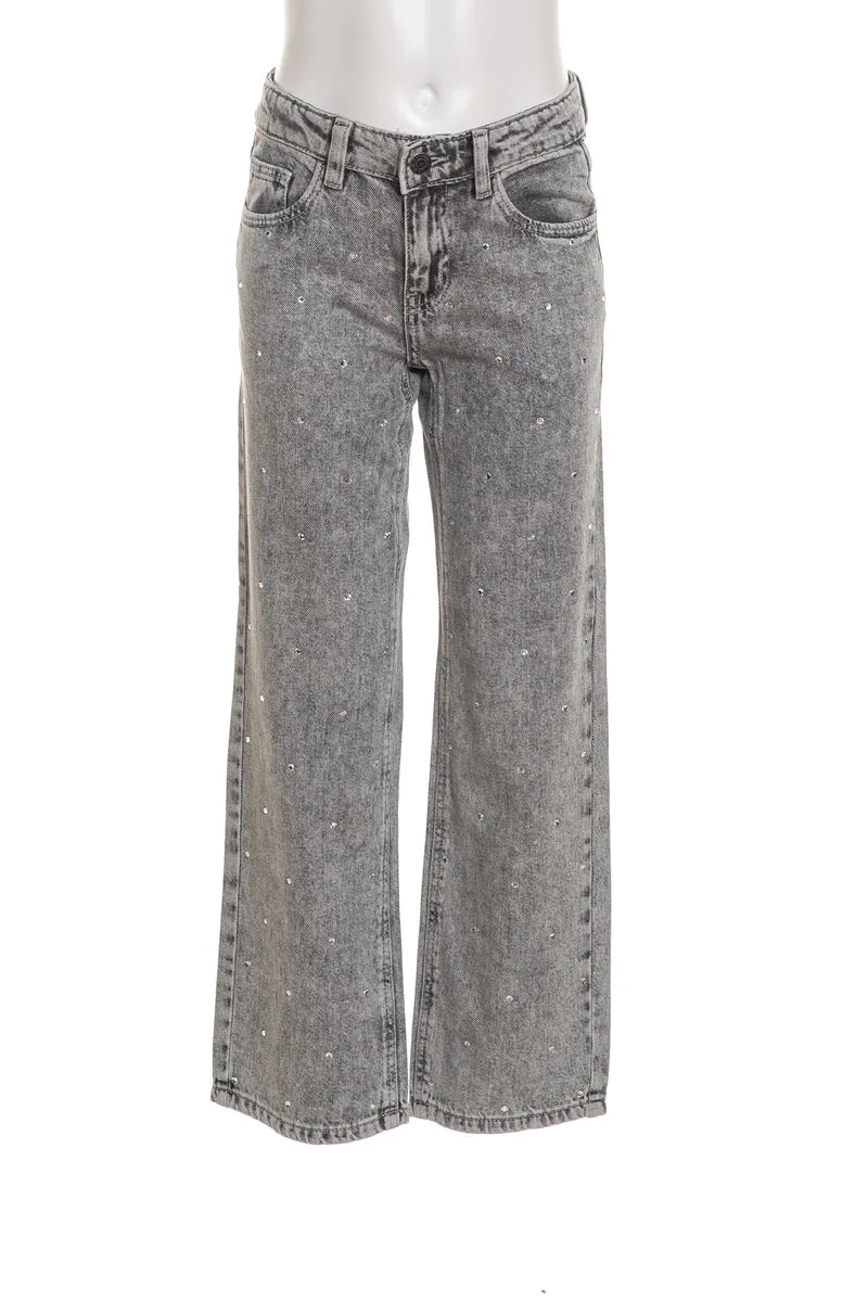 Jeans Name It Frose Rhine Da Bambina Grigio Chiaro