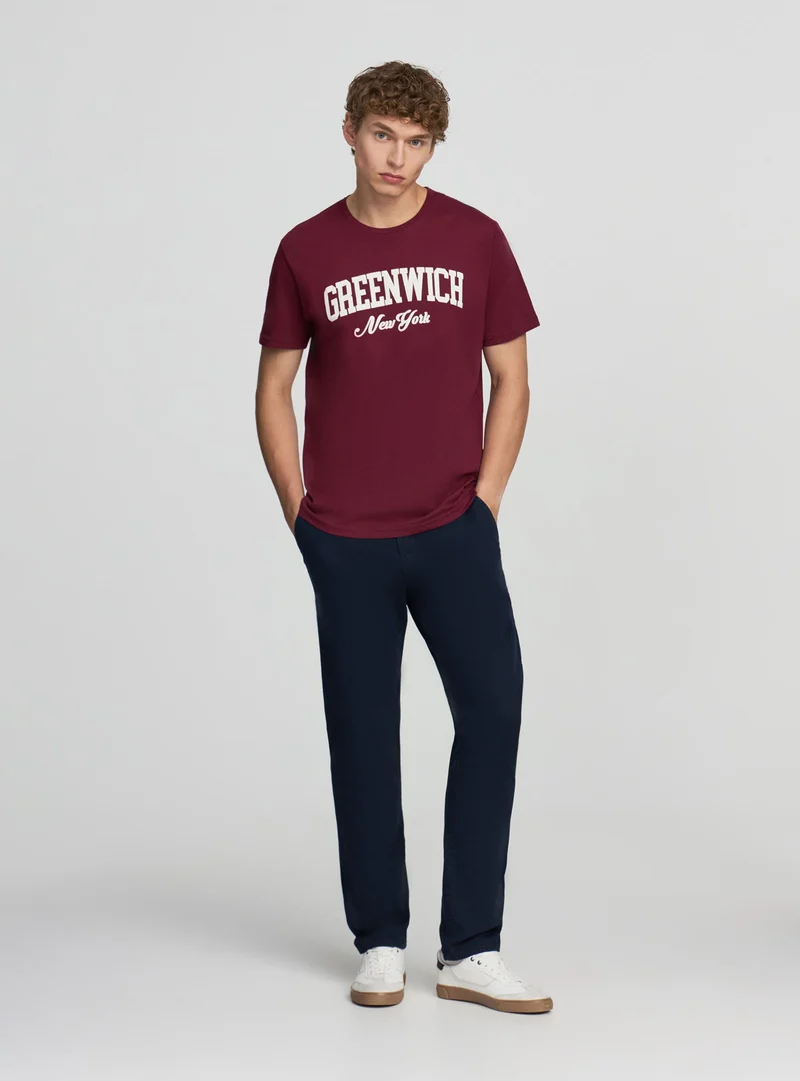 T-shirt stampa college