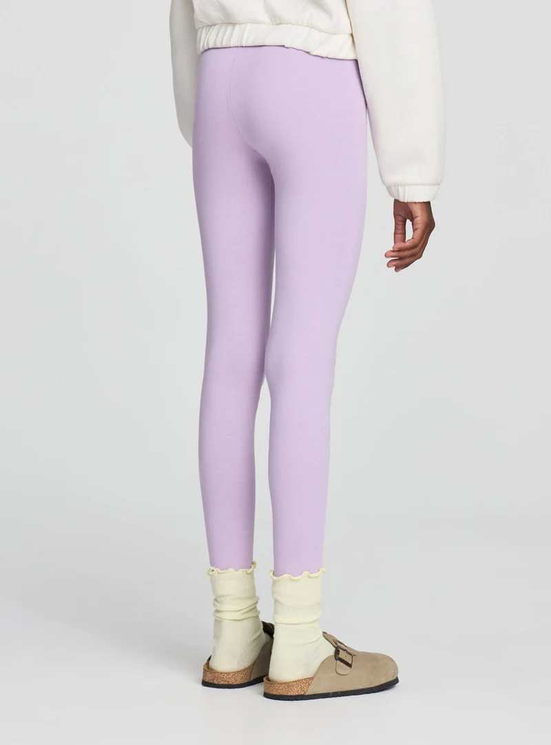 Leggings lunghi vita alta