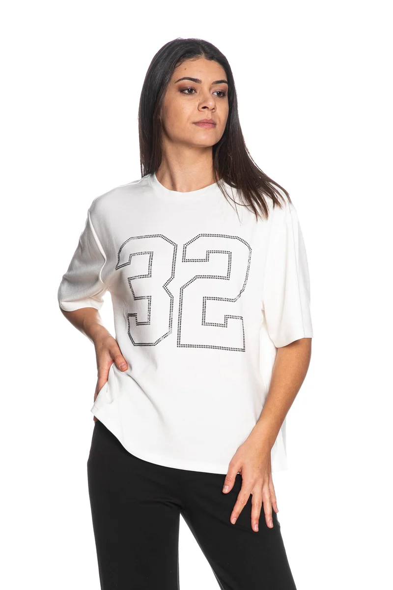 T Shirt Jdy Nila Ss Tee Da Donna Latte