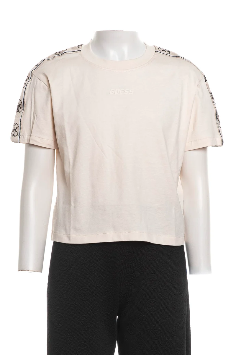 T-Shirt Guess Active Tp Lg Ts Da Bambina Panna