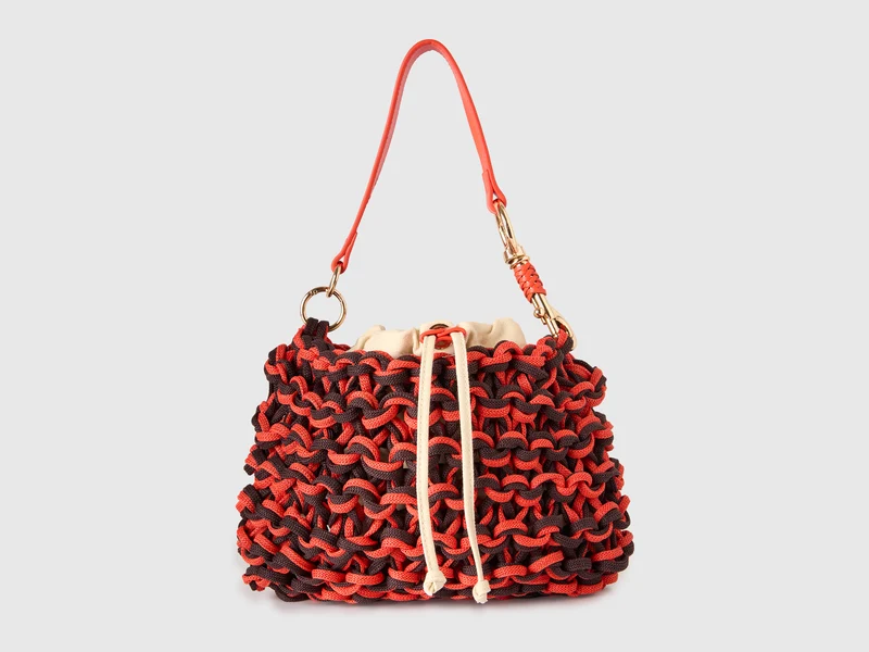 Hobo bag intrecciata