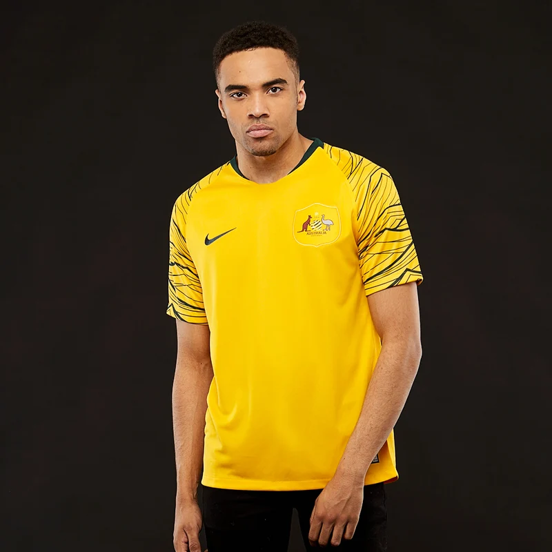 Maglia Manica Corta Nike Australia 2018 Stadium Home