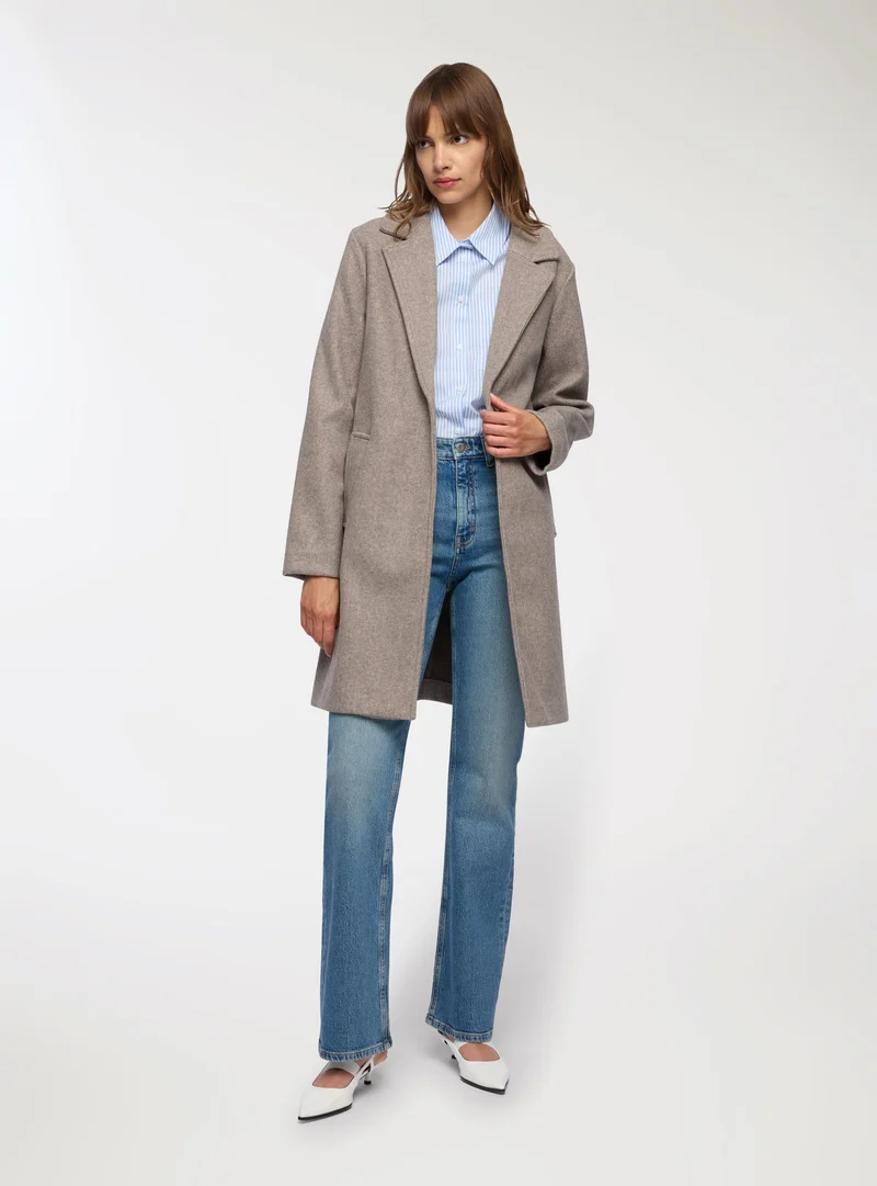 Cappotto slim monopetto