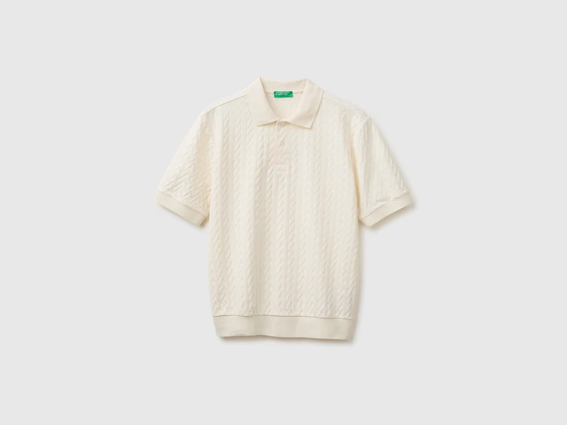 Polo jacquard