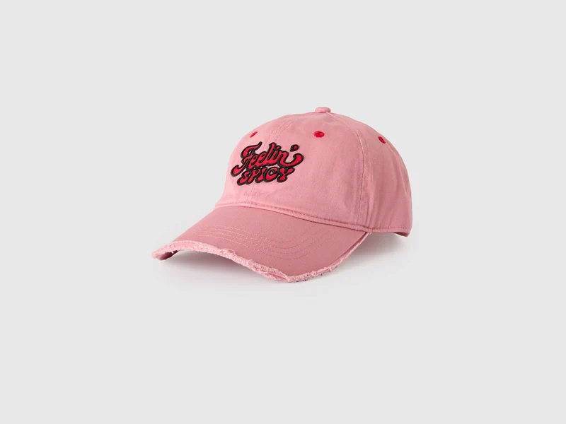 Cappello baseball con applicazione 3D