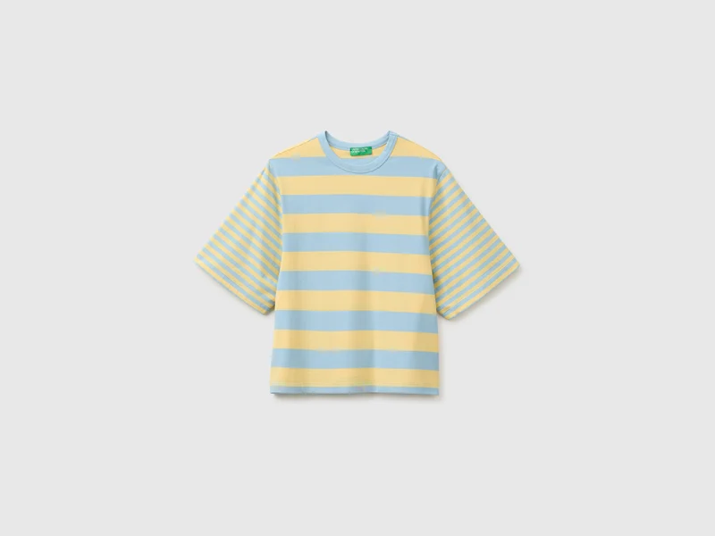 T-shirt rigata over fit