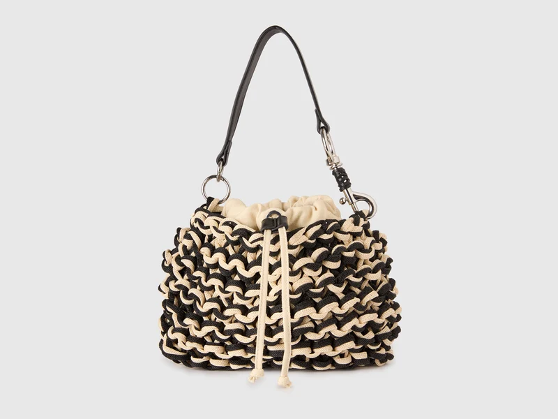 Hobo bag intrecciata