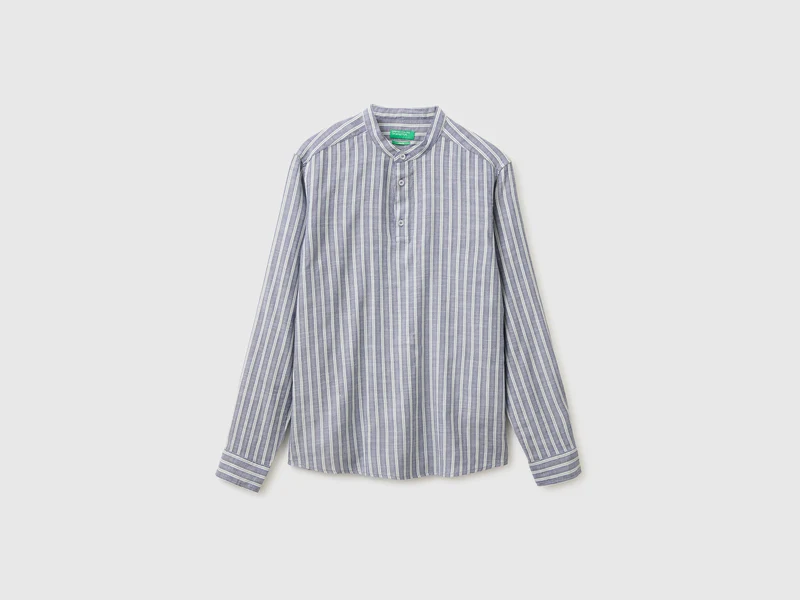 Camicia serafino rigata
