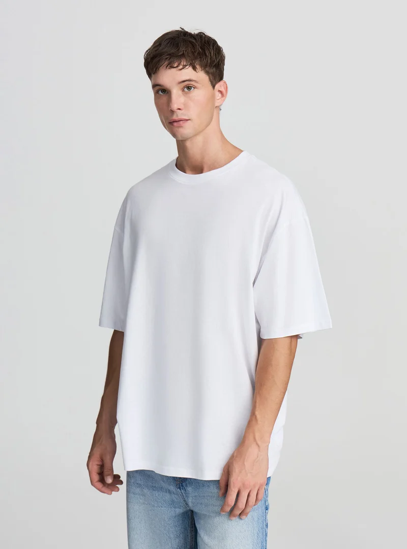 T-shirt oversize tinta unita