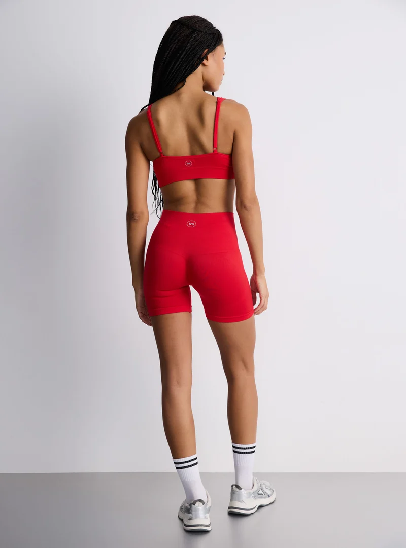Leggings culotte sportivo tinta unita
