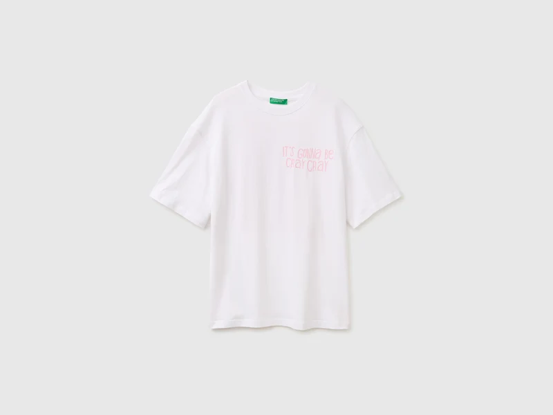 T-shirt over fit con stampa