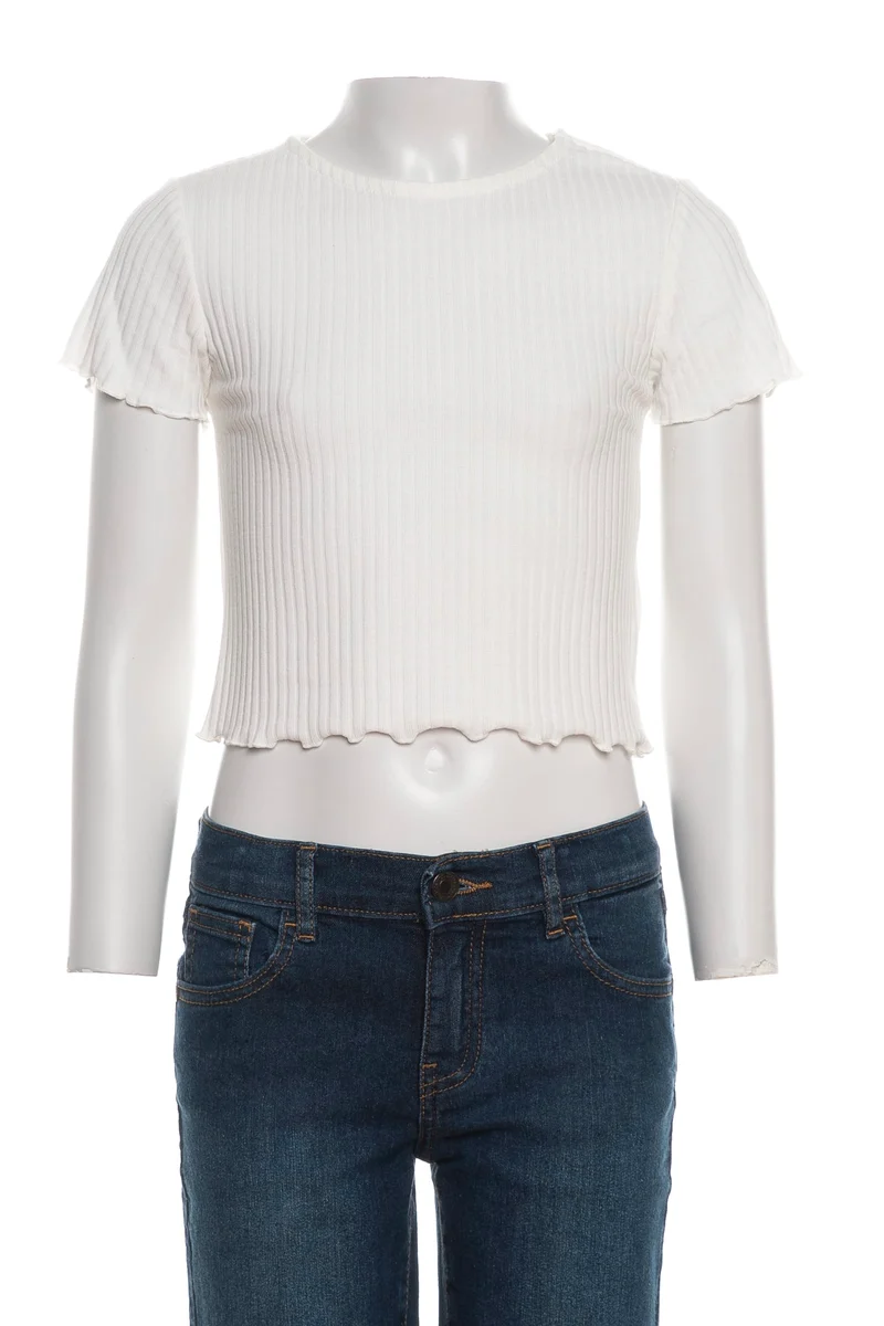 T Shirt Top Kids Only Nella Yunior Da Bambina Bianca