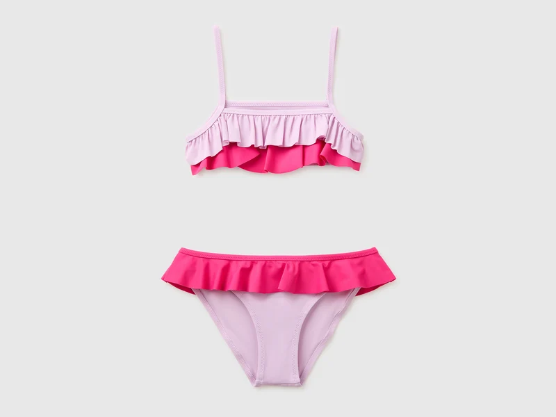 Bikini mare con balze