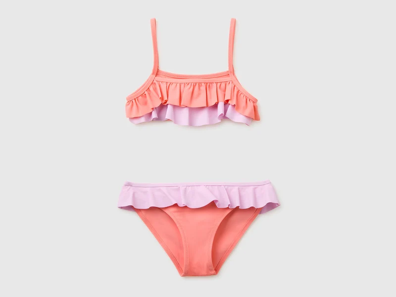 Bikini mare con balze