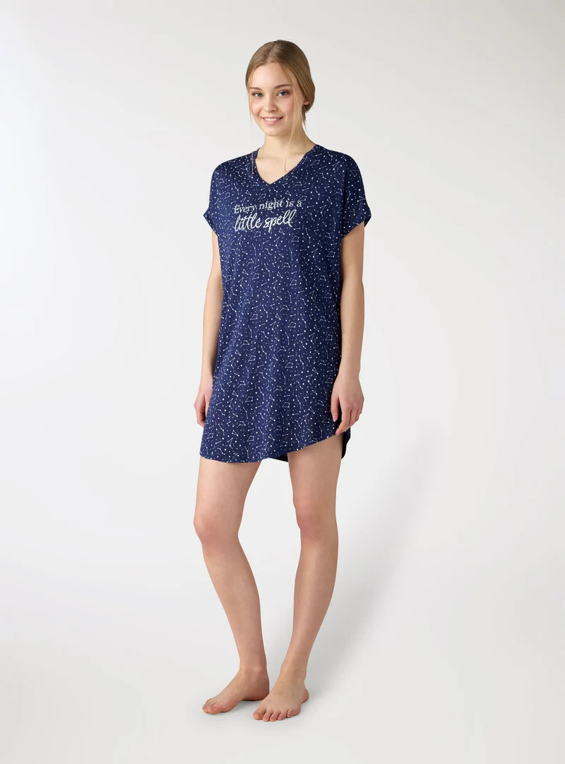 T-shirt maxi pigiama fantasia
