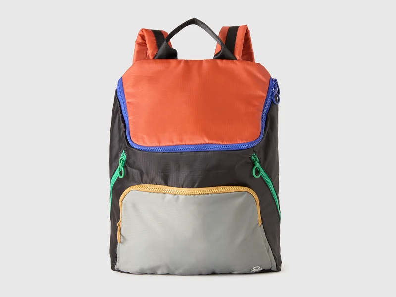 Zaino in nylon color block