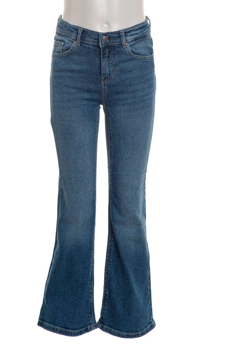 Jeans Kids Only Juicy Flared Da Bambina Denim Blu Medio