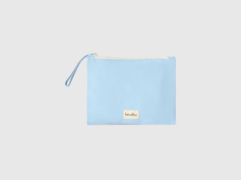 Busta porta tablet azzurra