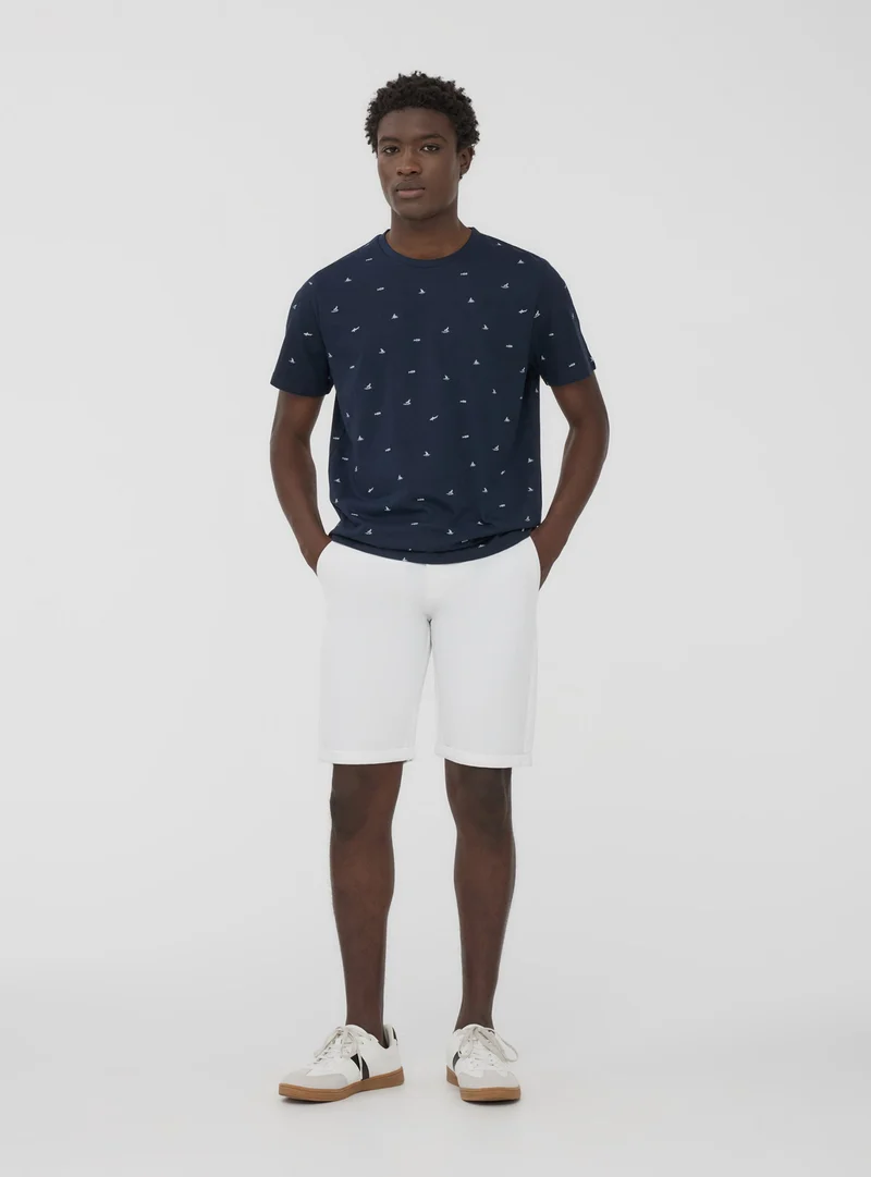 Bermuda chino tinta unita