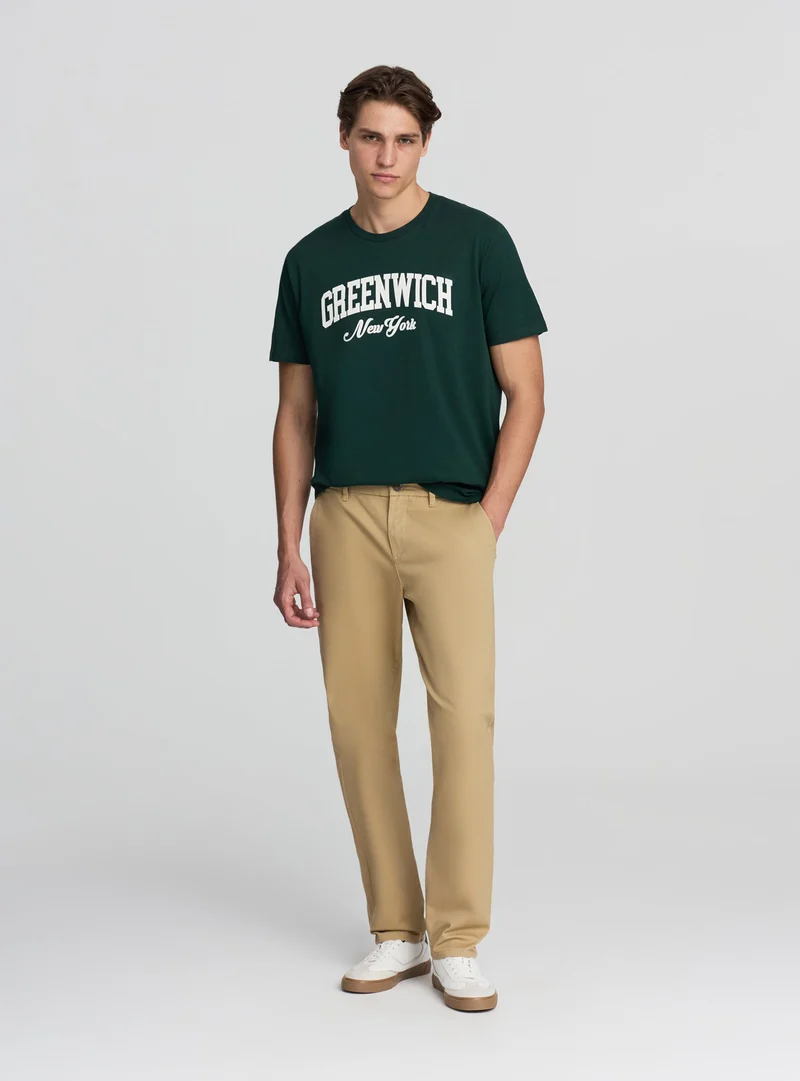 T-shirt stampa college