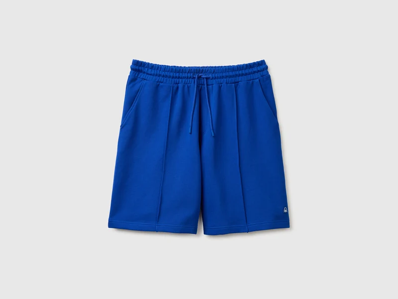 Bermuda in felpa di cotone