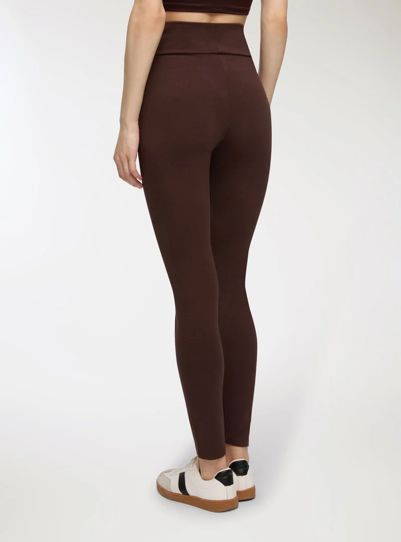 Leggings lunghi vita alta