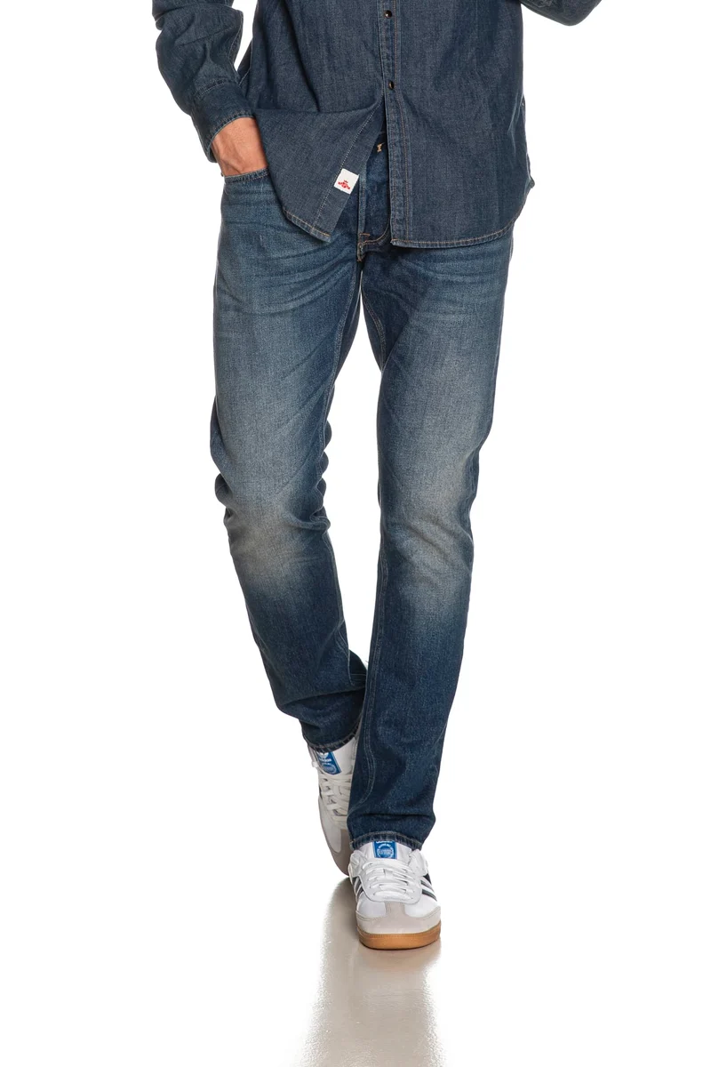 Jeans Replay Willbi Reg Sl Da Uomo Denim Medium Blu