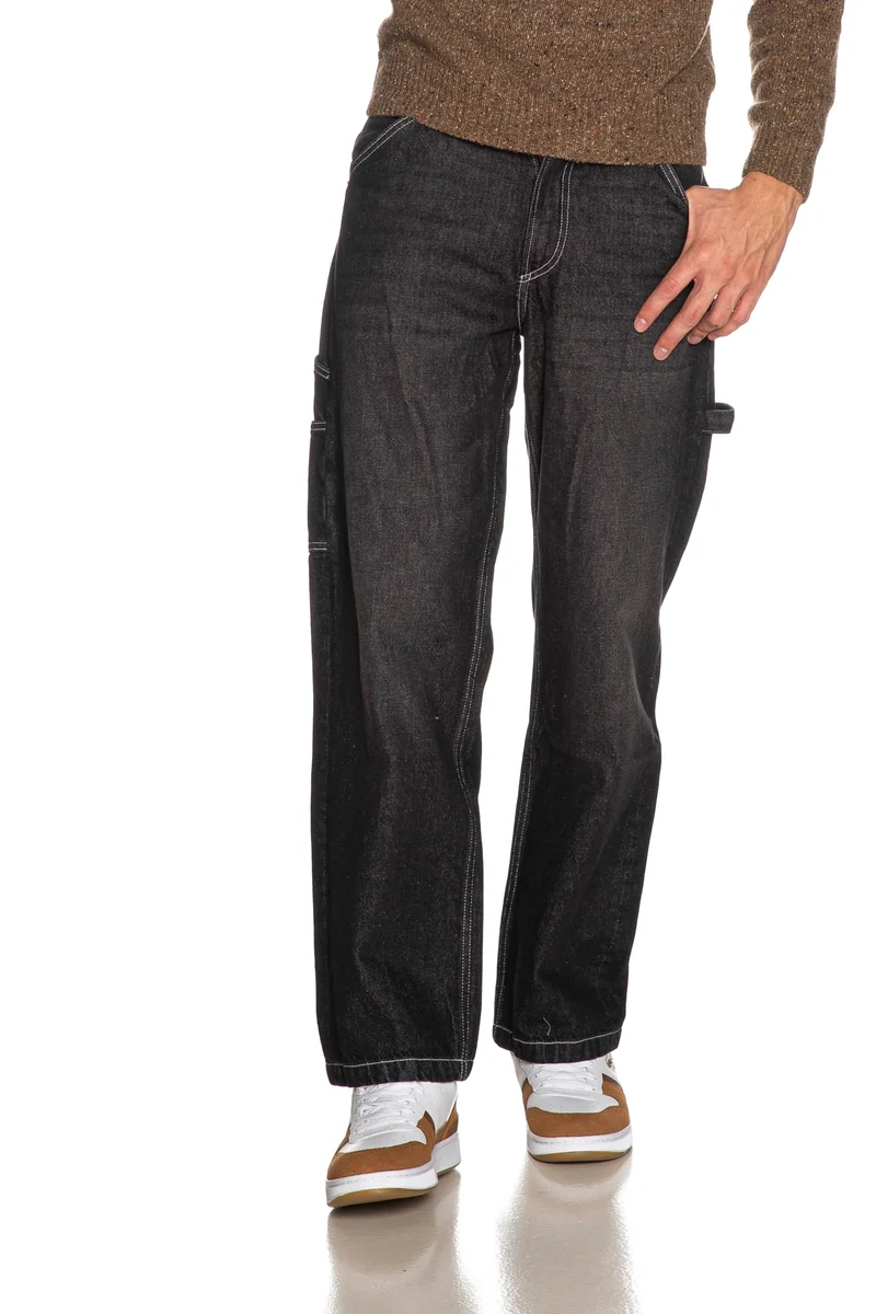Jeans Tiffosi Carpenter Da Uomo Denim Black