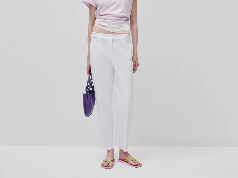 Chino in cotone elasticizzato