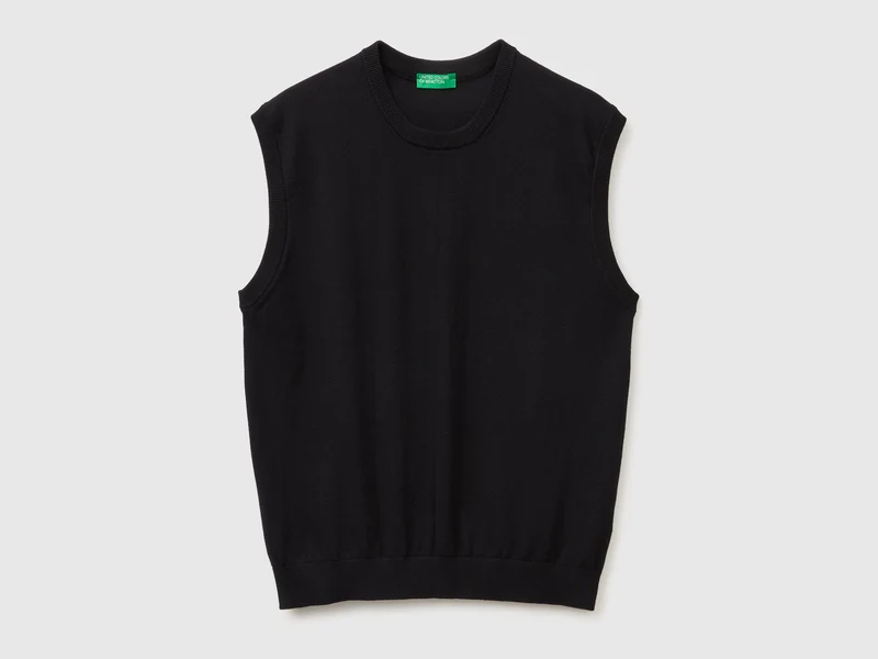 Gilet in cotone tricot