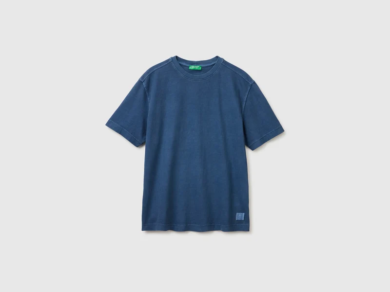 T-shirt con tintura a pigmento