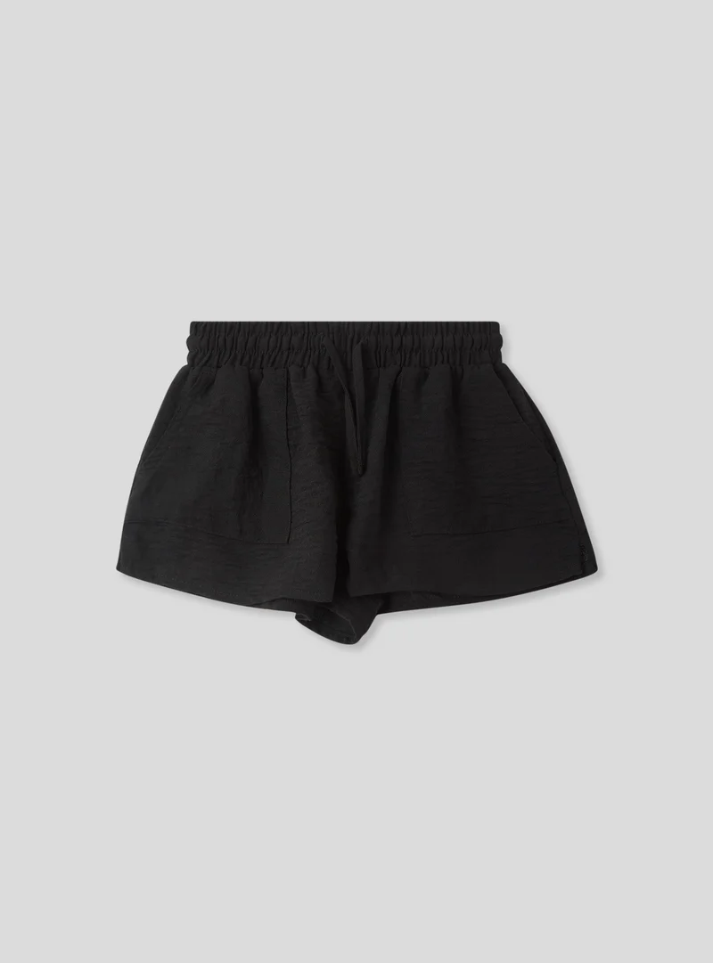 Shorts tessuto leggero con coulisse