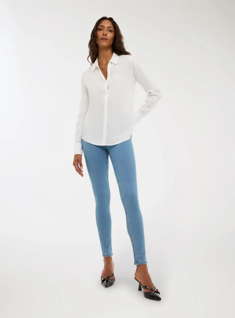 Jeggings tinta unita