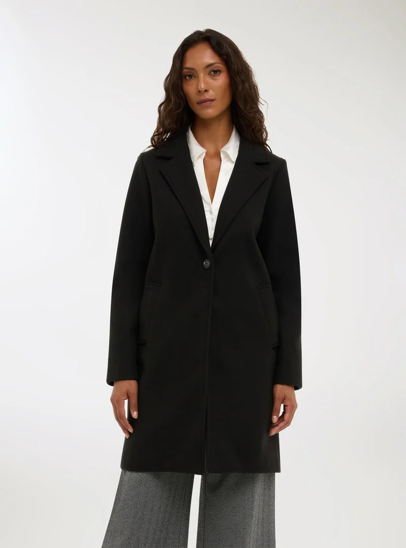 Cappotto slim monopetto